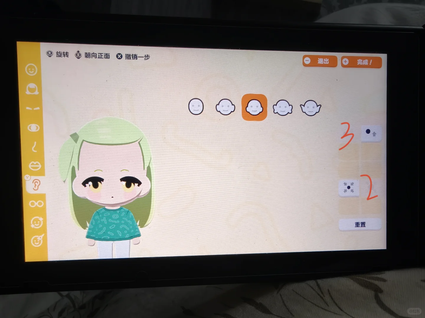 睦（若叶睦）Miiパラメーター完全ガイド（フェイスペイントなし） — トモダチライフ DIY 図案（11枚目）