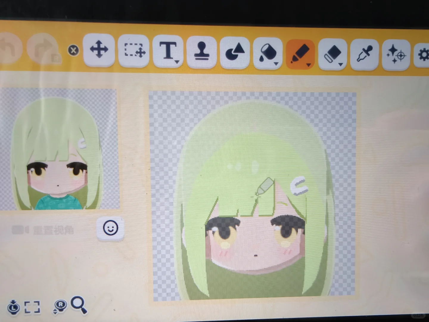 睦（若叶睦）Miiパラメーター完全ガイド（フェイスペイントなし） — トモダチライフ DIY 図案（14枚目）