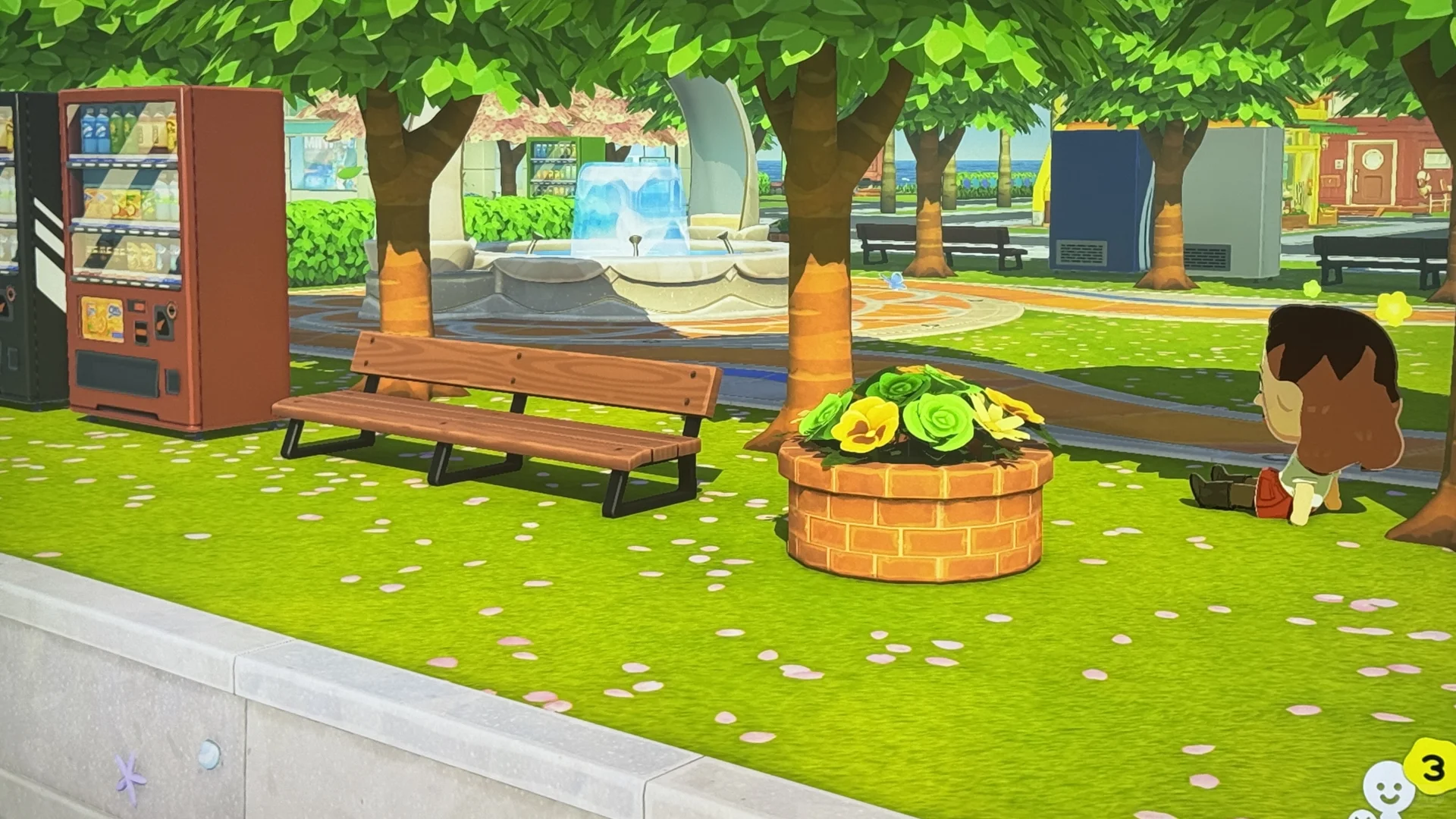 Aménagement d'île Tomodachi Life bien ordonné — Tomodachi Life motif DIY (image 2)