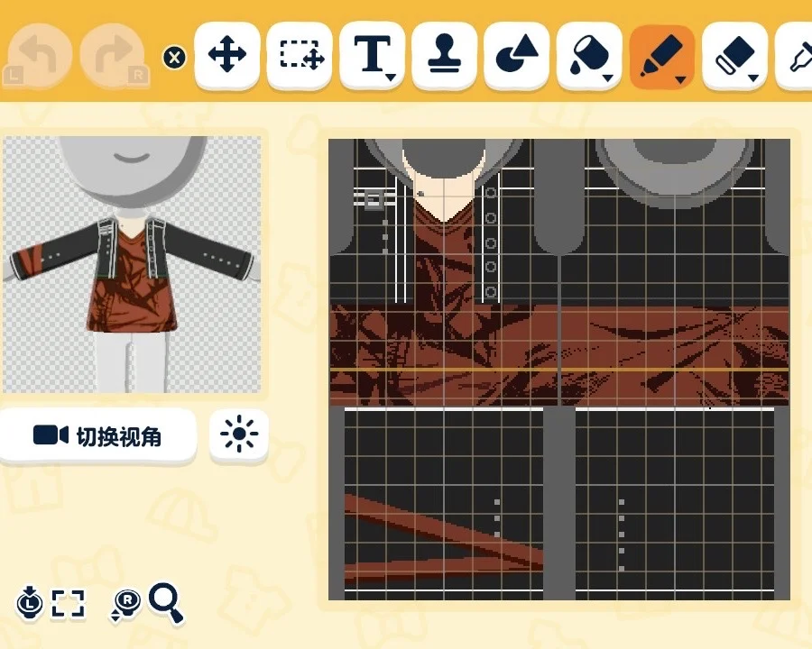 古早视觉系哥弟（内附衣服图纸） — 人森 DIY 图纸（第 4 张）