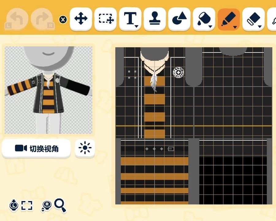 古早视觉系哥弟（内附衣服图纸） — 人森 DIY 图纸（第 6 张）