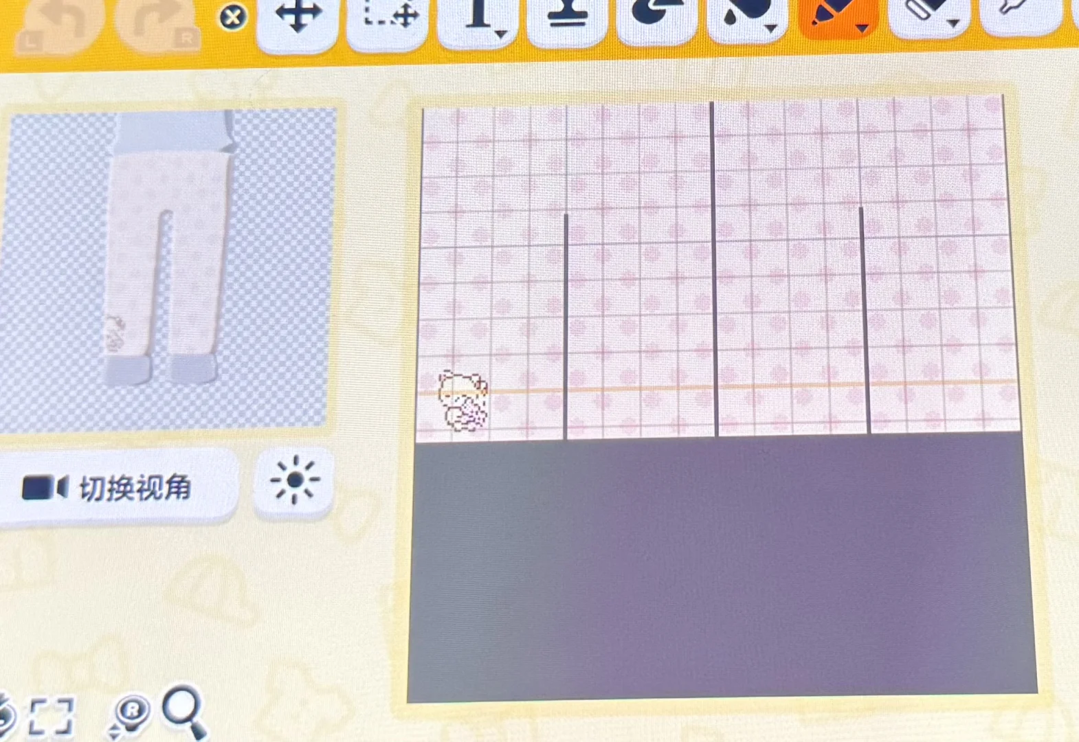 クマの水玉パジャマセットパターン — トモダチライフ DIY 図案（2枚目）