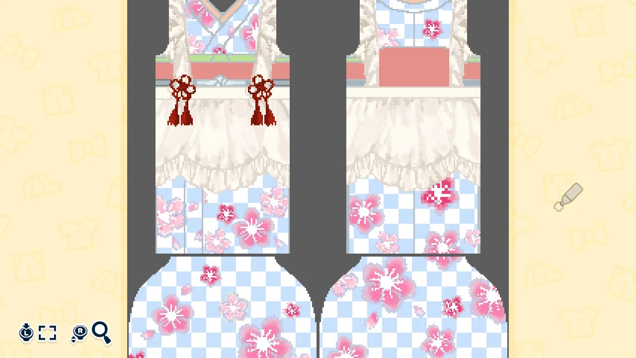 Motif Kimono du Nouvel An Azone — Tomodachi Life motif DIY (image 2)