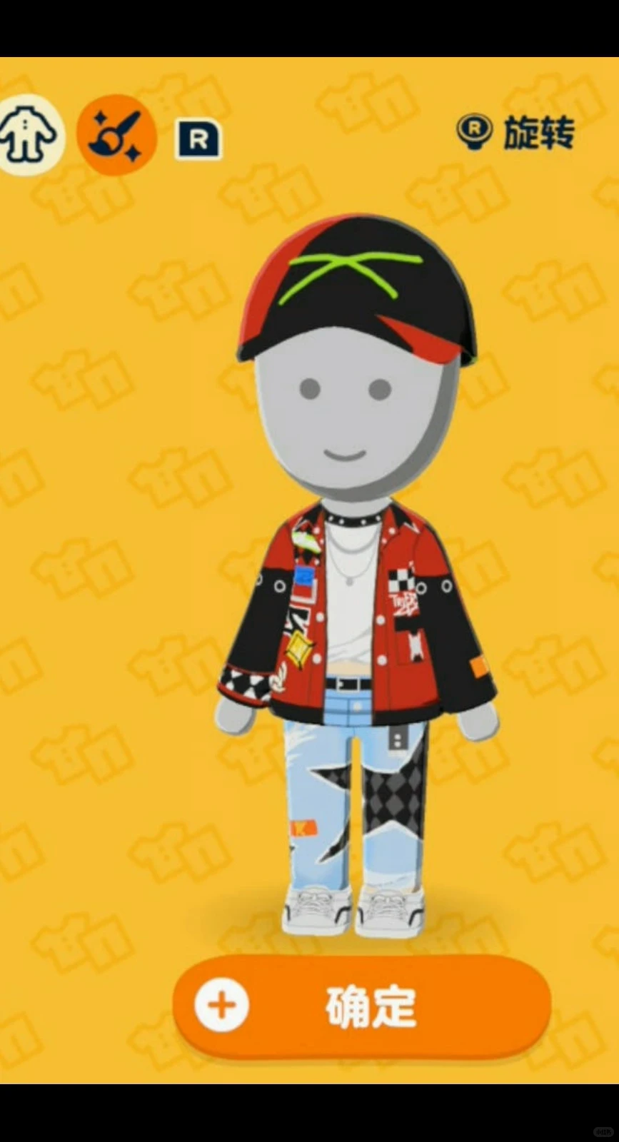 Feuille de motif du costume de Shinji Ikari — Tomodachi Life motif DIY