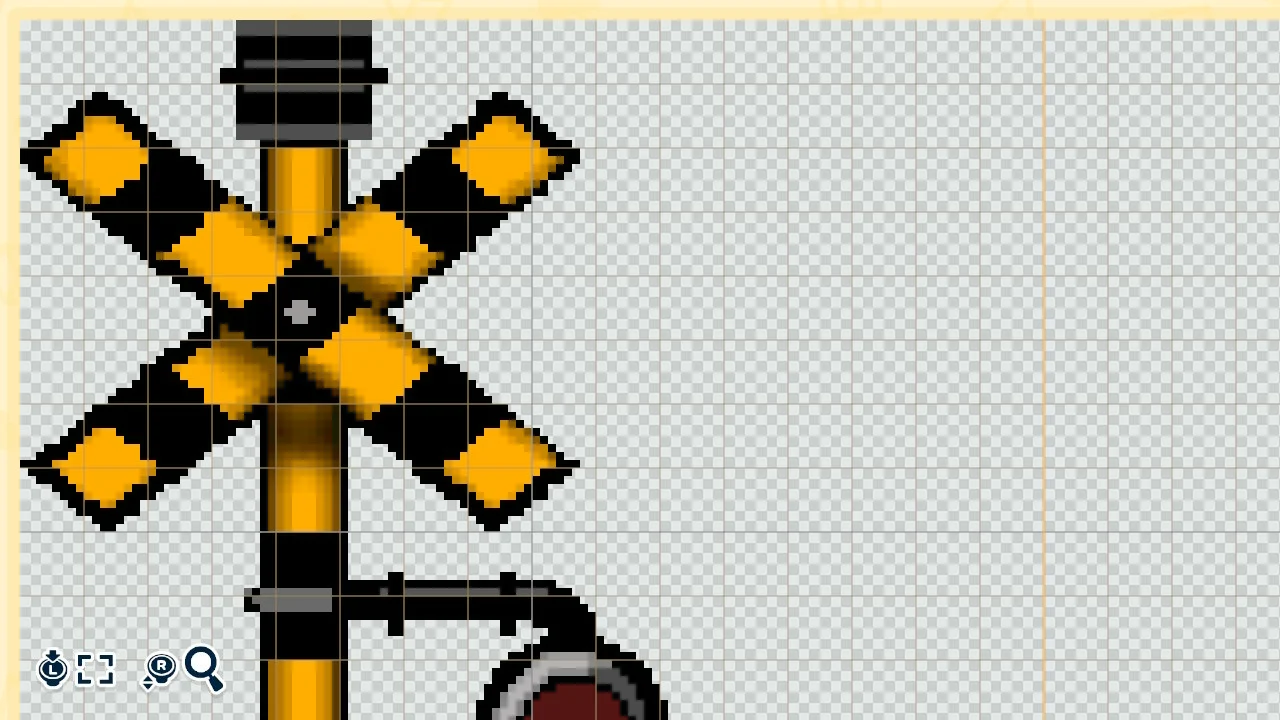 Tutoriel d'aménagement : passage à niveau — Tomodachi Life motif DIY (image 5)