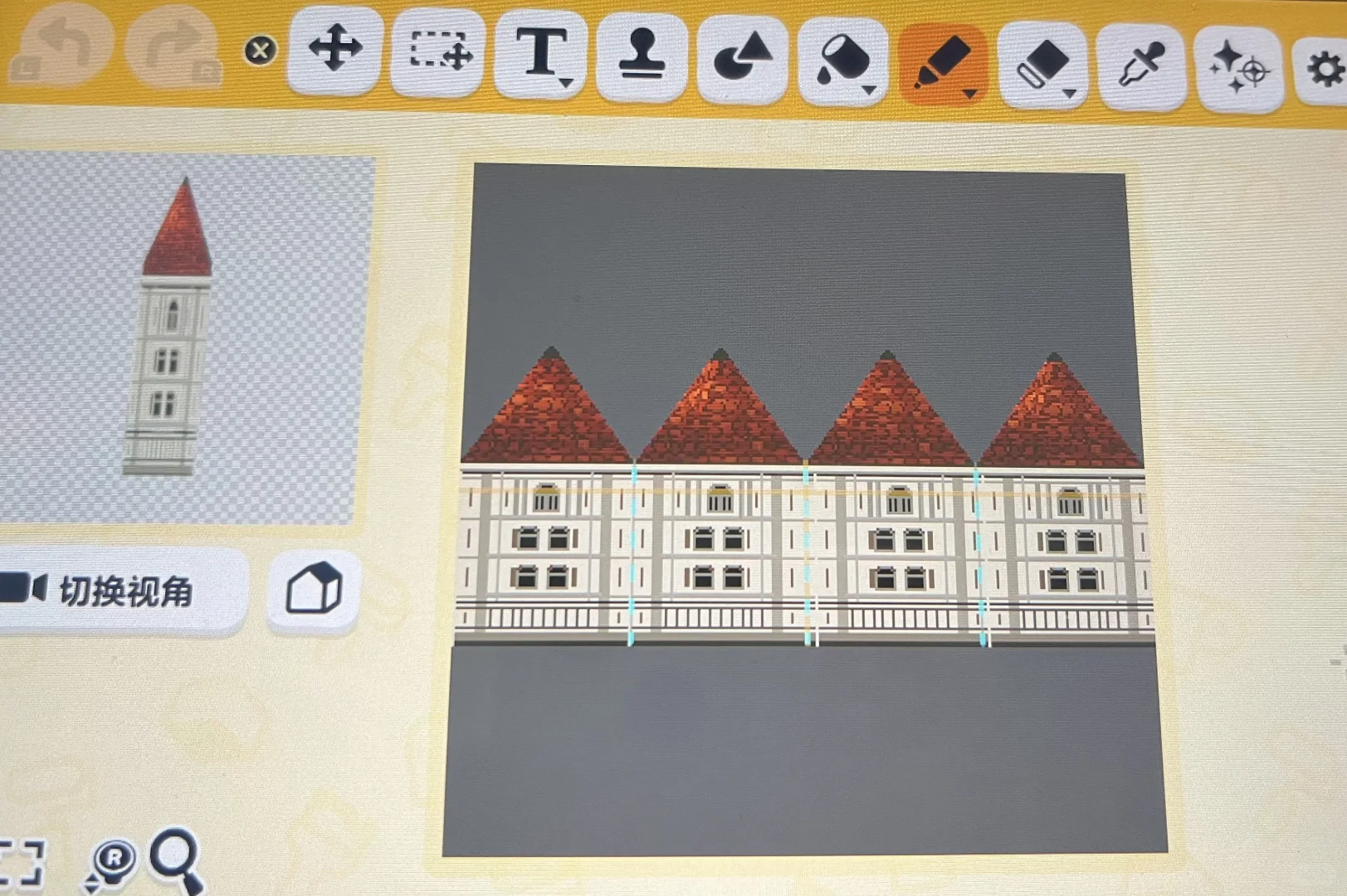 La cathédrale de Florence dans Tomodachi Life : Une vie de rêve — Tomodachi Life motif DIY (image 5)