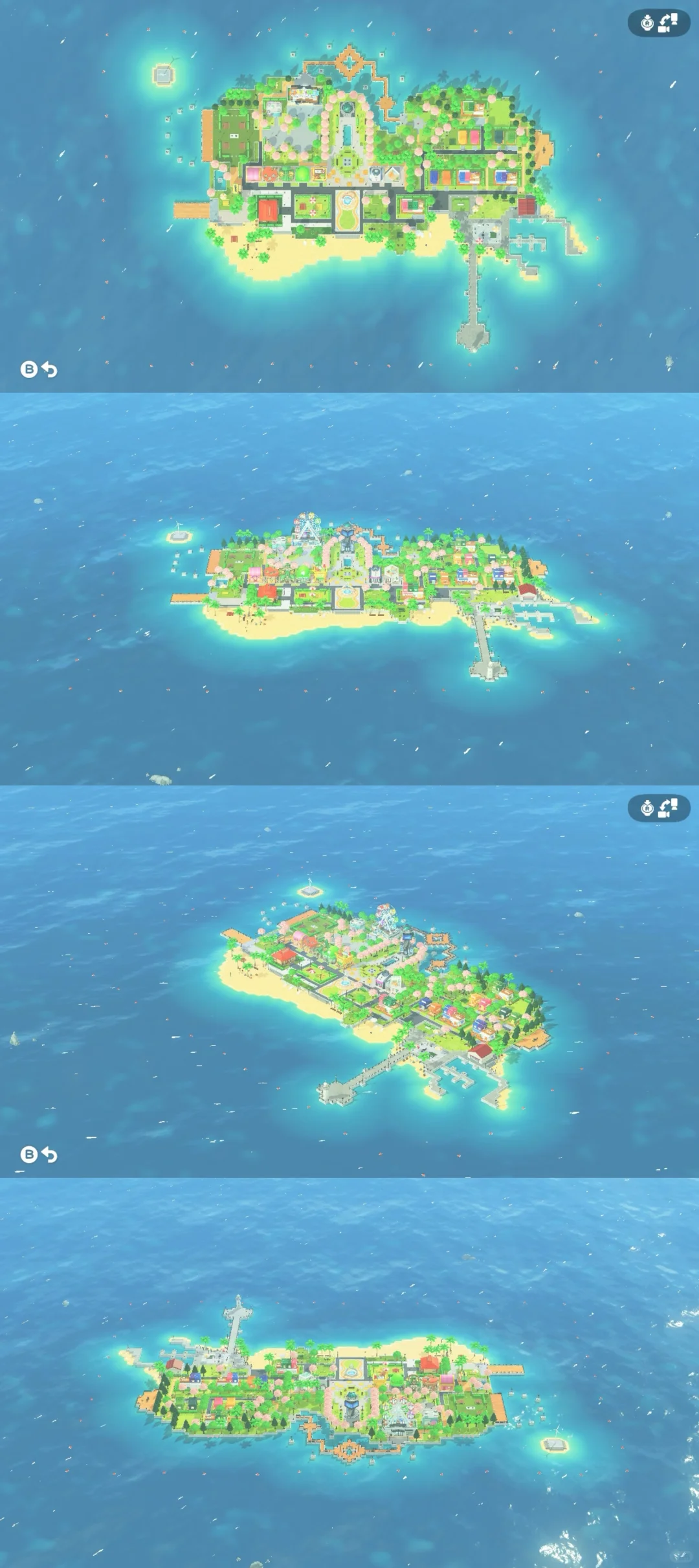 Aménagement complet avec feuilles de motif mises à jour — Tomodachi Life motif DIY (image 2)