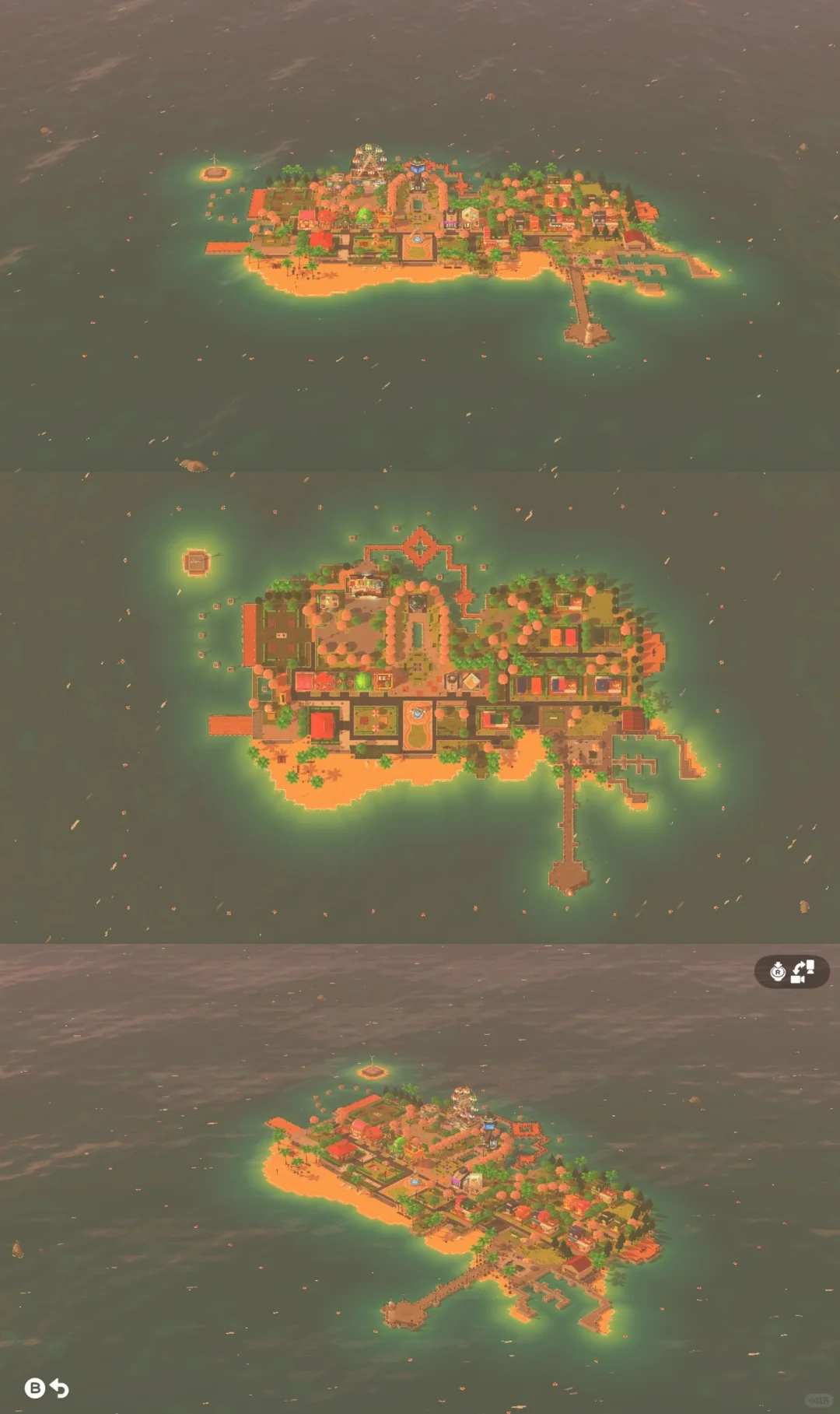 Aménagement complet avec feuilles de motif mises à jour — Tomodachi Life motif DIY (image 3)