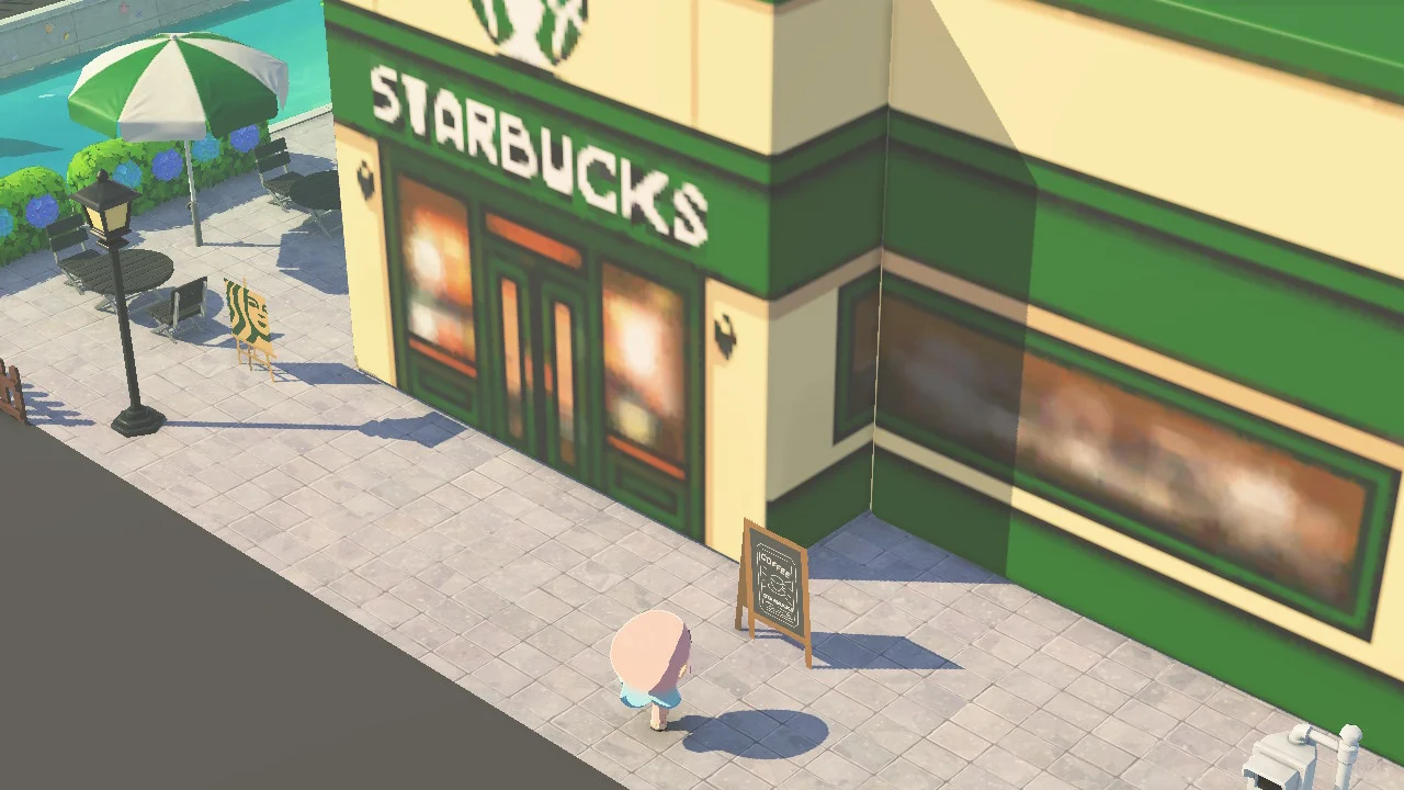 Le Starbucks côtier de Tomodachi Life est ouvert ! — Tomodachi Life motif DIY (image 2)