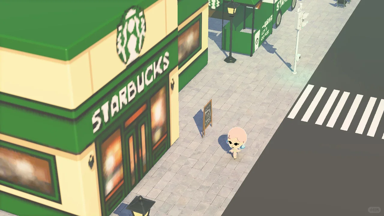 Le Starbucks côtier de Tomodachi Life est ouvert ! — Tomodachi Life motif DIY (image 3)