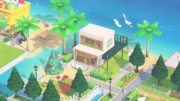 朋友聚会岛建双层咖啡馆➕抬高走廊教程👍 — 人森 DIY 图纸
