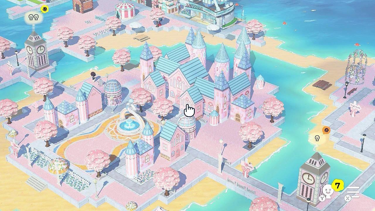 Décoration de l'île : Château rose — Tomodachi Life motif DIY (image 3)