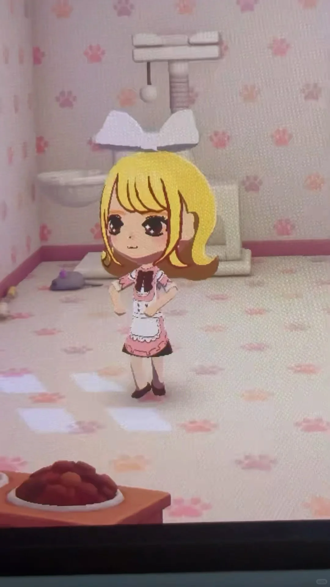 トモコレ 萌えサーバント語メイド制服デザインシート — トモダチライフ DIY 図案（3枚目）