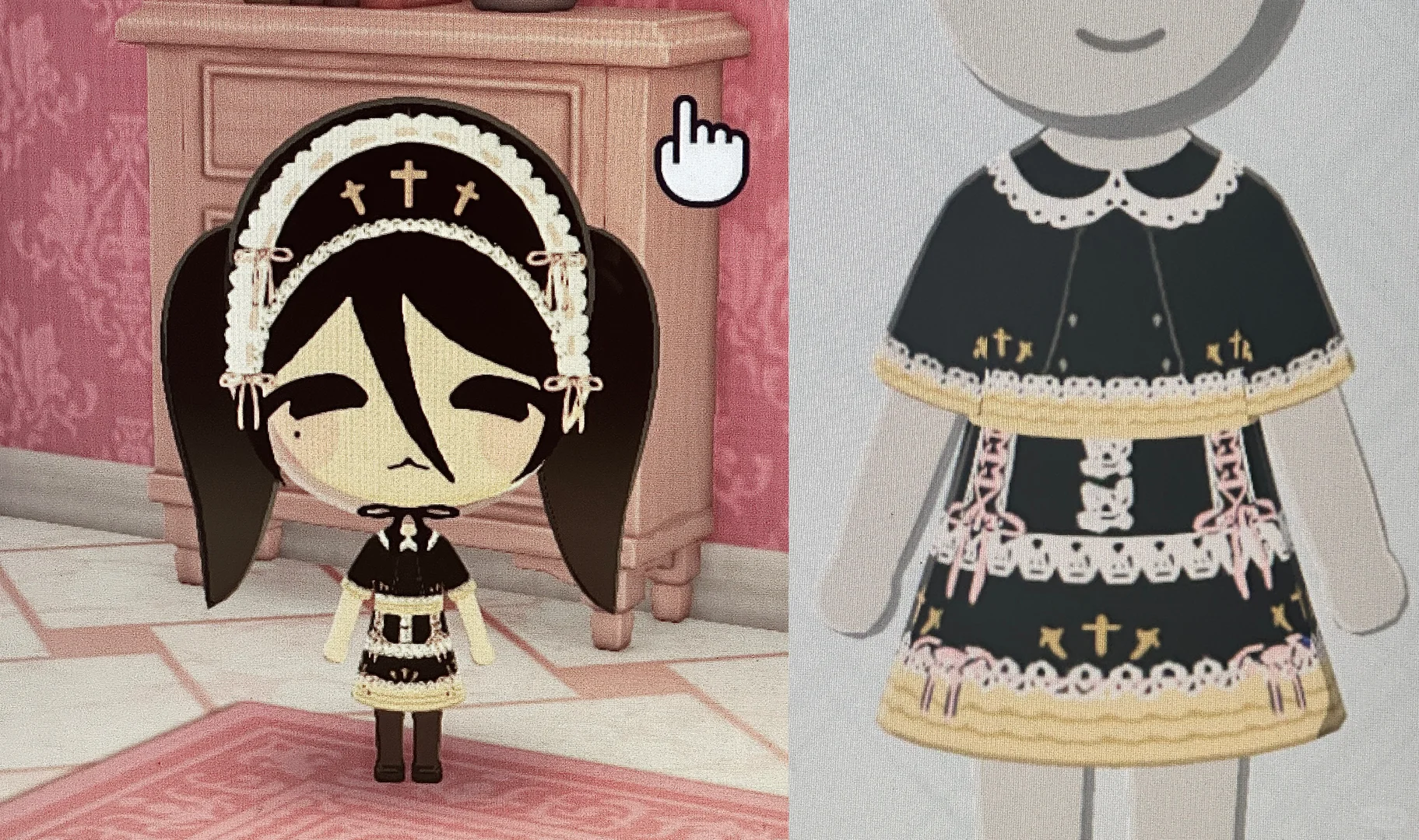 Nakamura Cross Outfit Pattern Sheet for Tomodachi Life — Tomodachi Life DIY pattern