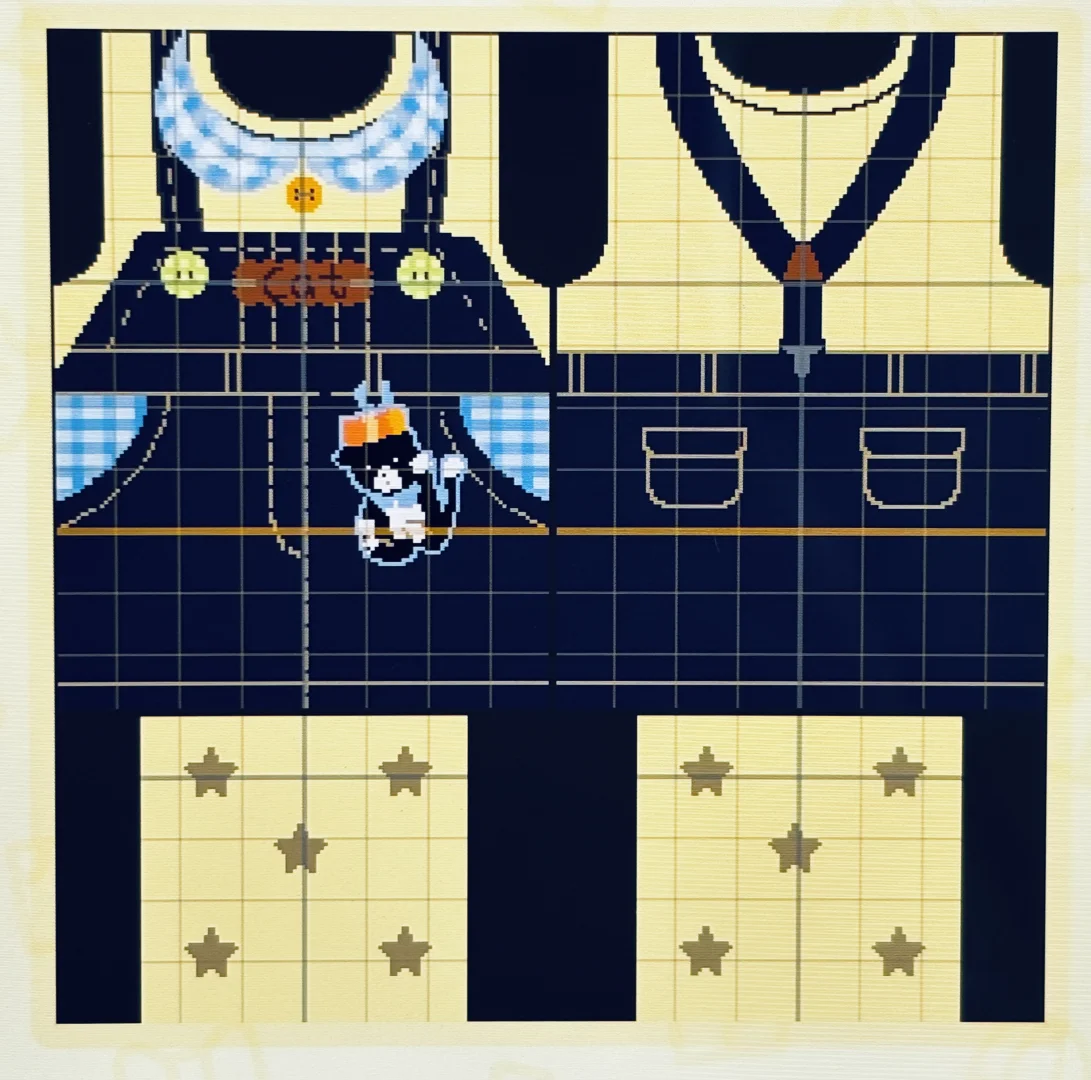 Petite tenue dessinée hier soir — Tomodachi Life motif DIY (image 2)