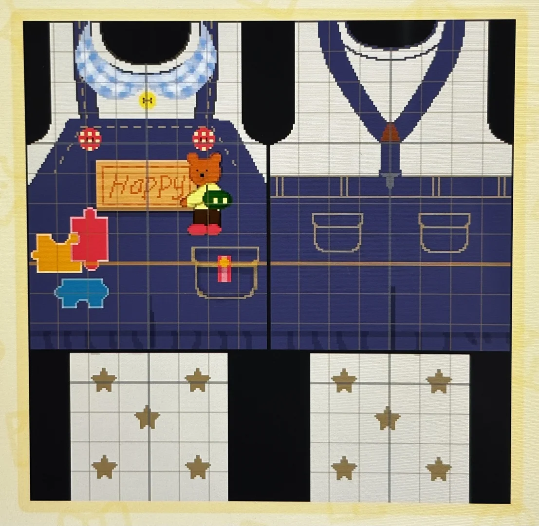 Petite tenue dessinée hier soir — Tomodachi Life motif DIY (image 3)