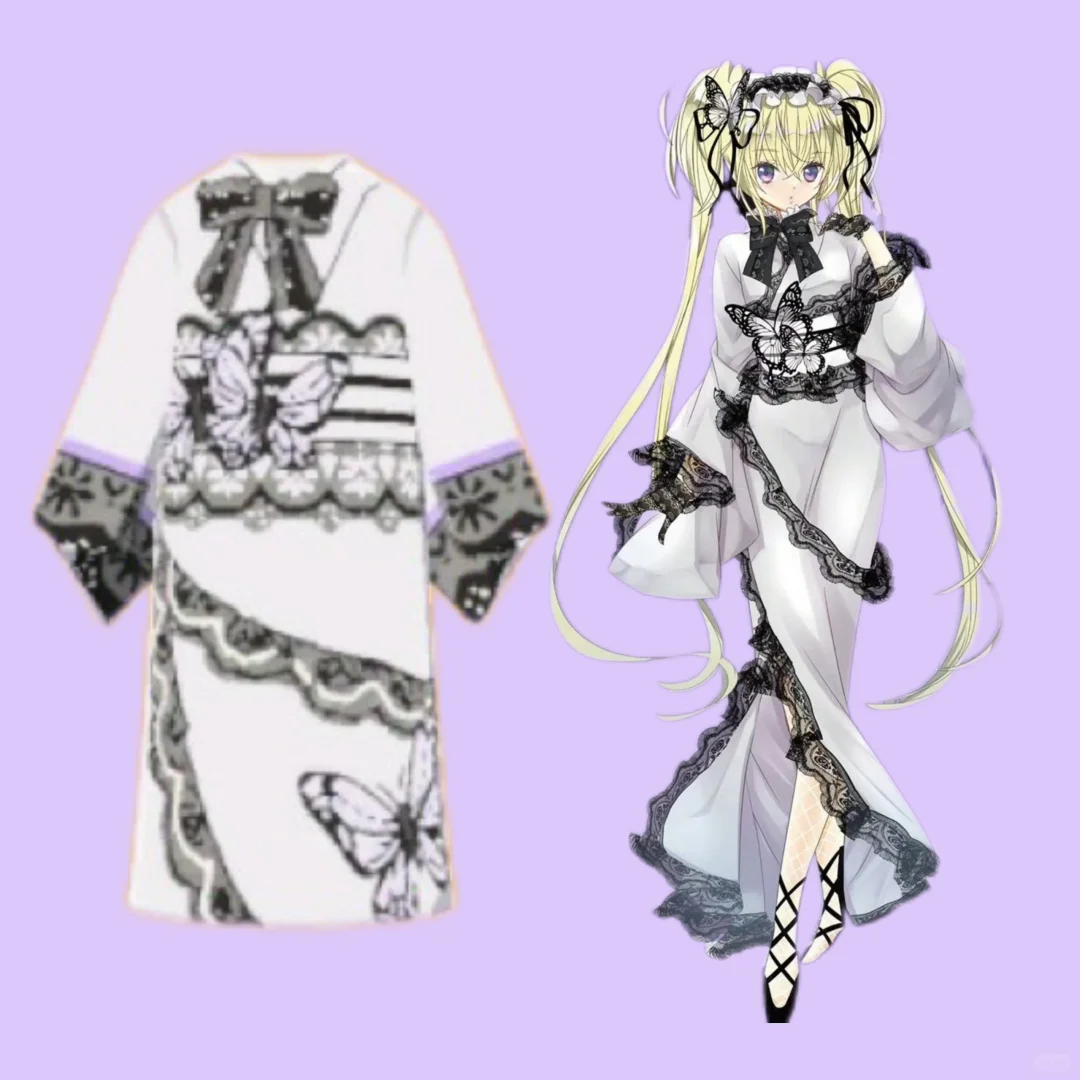 人森图纸分享｜歌呗新绘蕾系和服（附教程） — 人森 DIY 图纸（第 2 张）