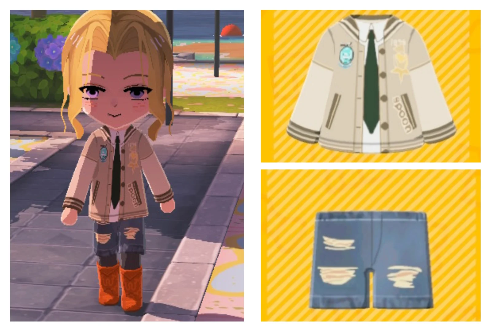 Baseball Jacket Pattern — Drawing Tutorial — Tomodachi Life DIY pattern