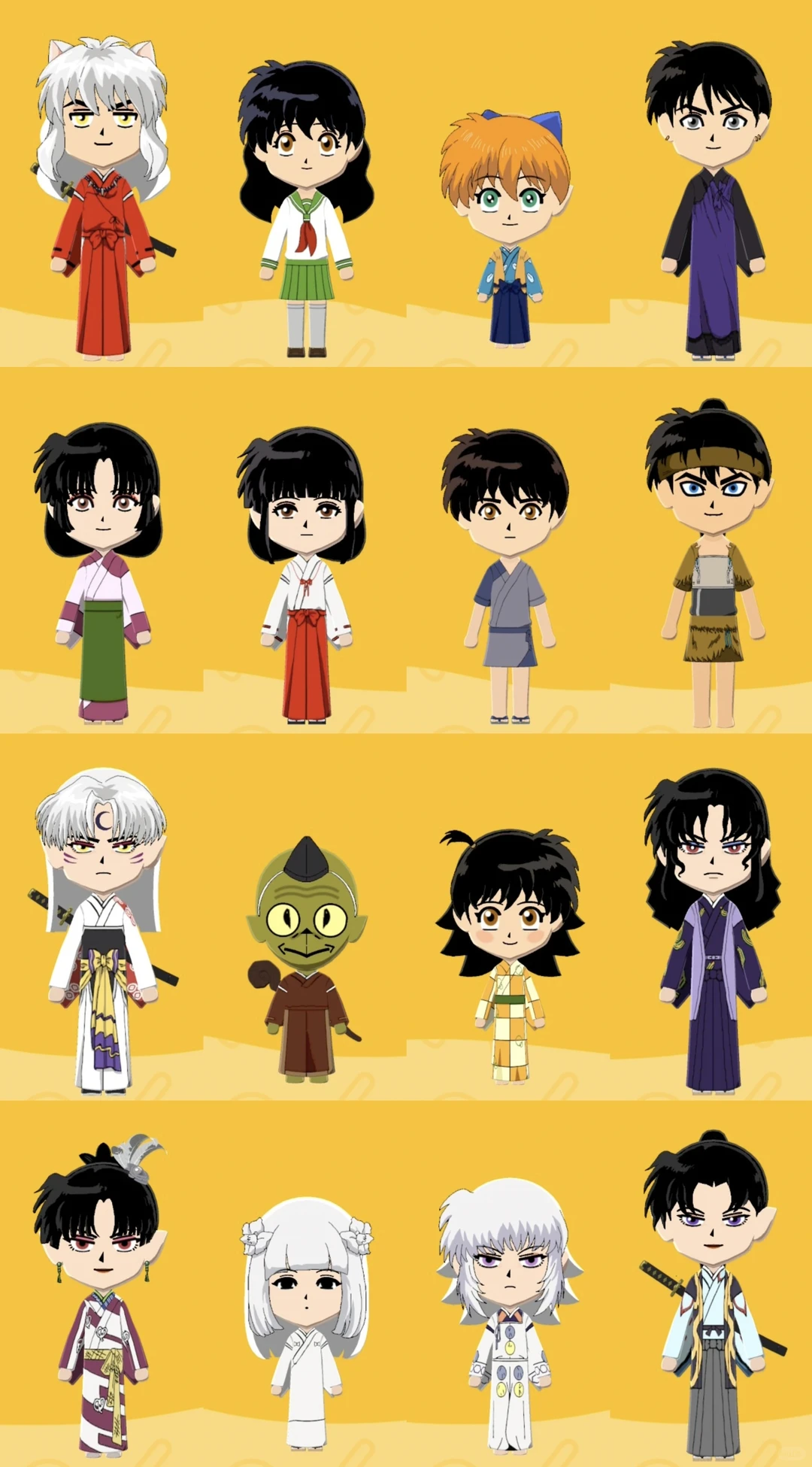 Tomodachi Life InuYasha Mii Data and Pattern Sheets — Tomodachi Life DIY pattern
