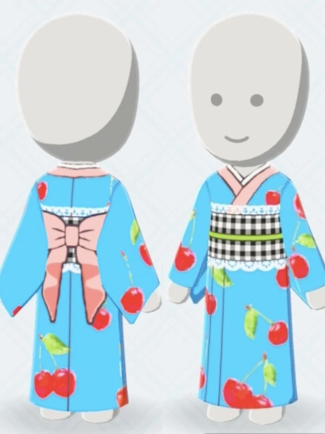 スタンプだけで作る桜浴衣オリジナルパターン — トモダチライフ DIY 図案
