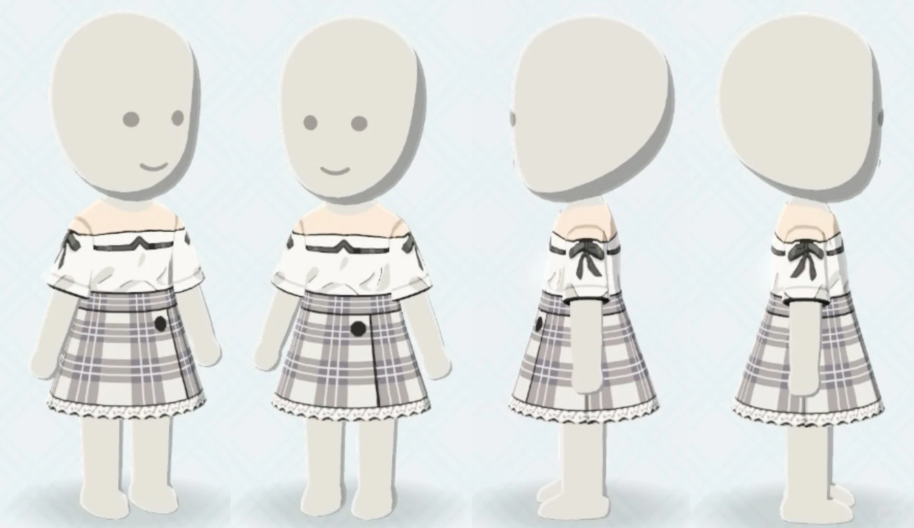 Robe casual simple du quotidien avec motif et palette de couleurs — Tomodachi Life motif DIY (image 3)