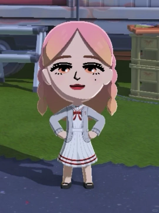 Motif de robe cardigan style académique — Tomodachi Life motif DIY (image 6)
