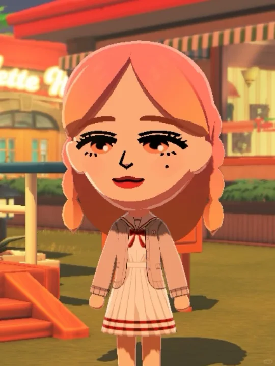 Motif de robe cardigan style académique — Tomodachi Life motif DIY (image 7)