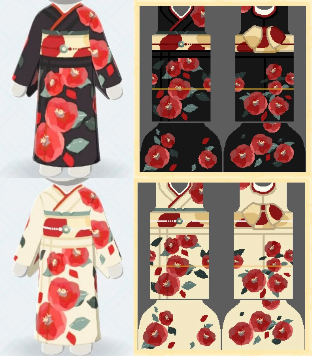 自存 朋友收集和服图纸 — 人森 DIY 图纸（第 1 张）