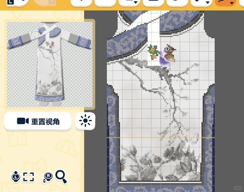 人森图纸/华妃旗装 颜色素素的看着舒服 — 人森 DIY 图纸（第 3 张）