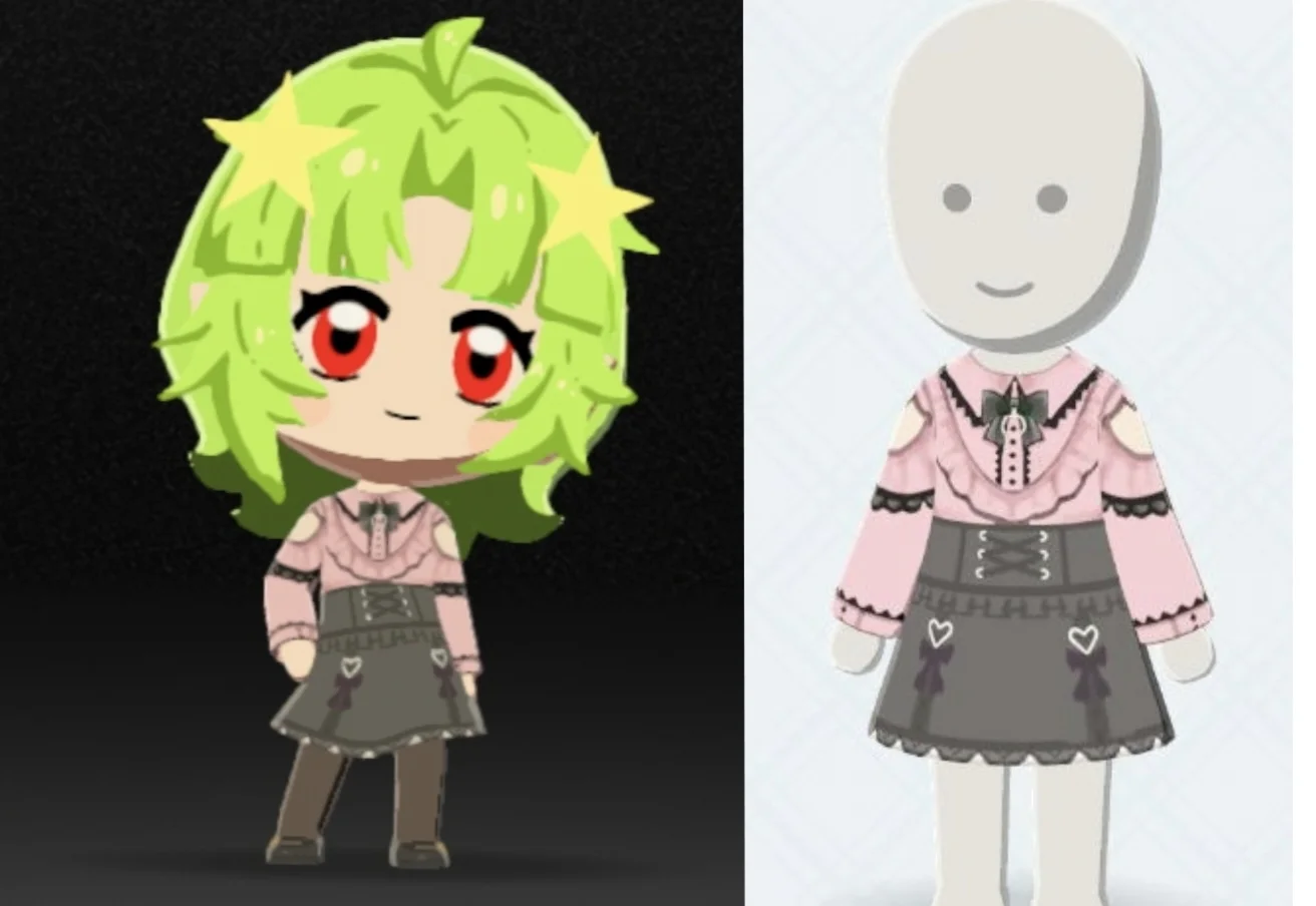 ショップ公開前の手描きデザインシート（2ページ目） — トモダチライフ DIY 図案（3枚目）