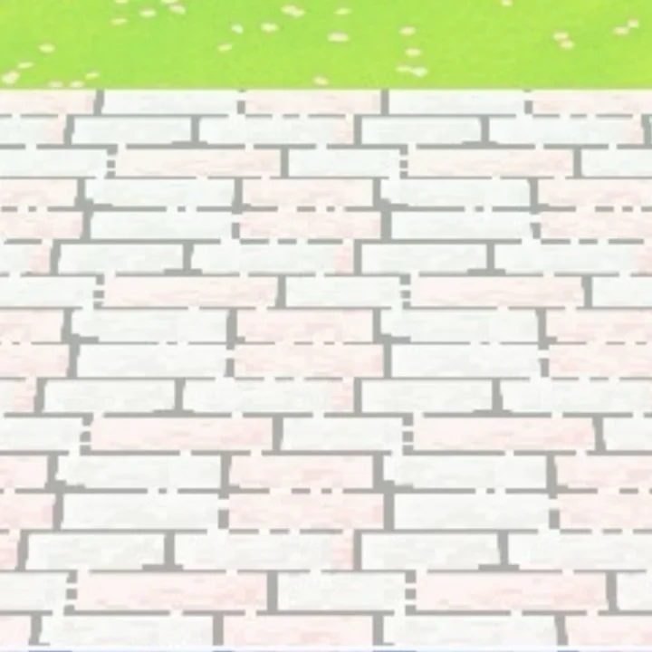 Motif de sol en carrelage rose et gris pour Tomodachi Life — Tomodachi Life motif DIY (image 2)