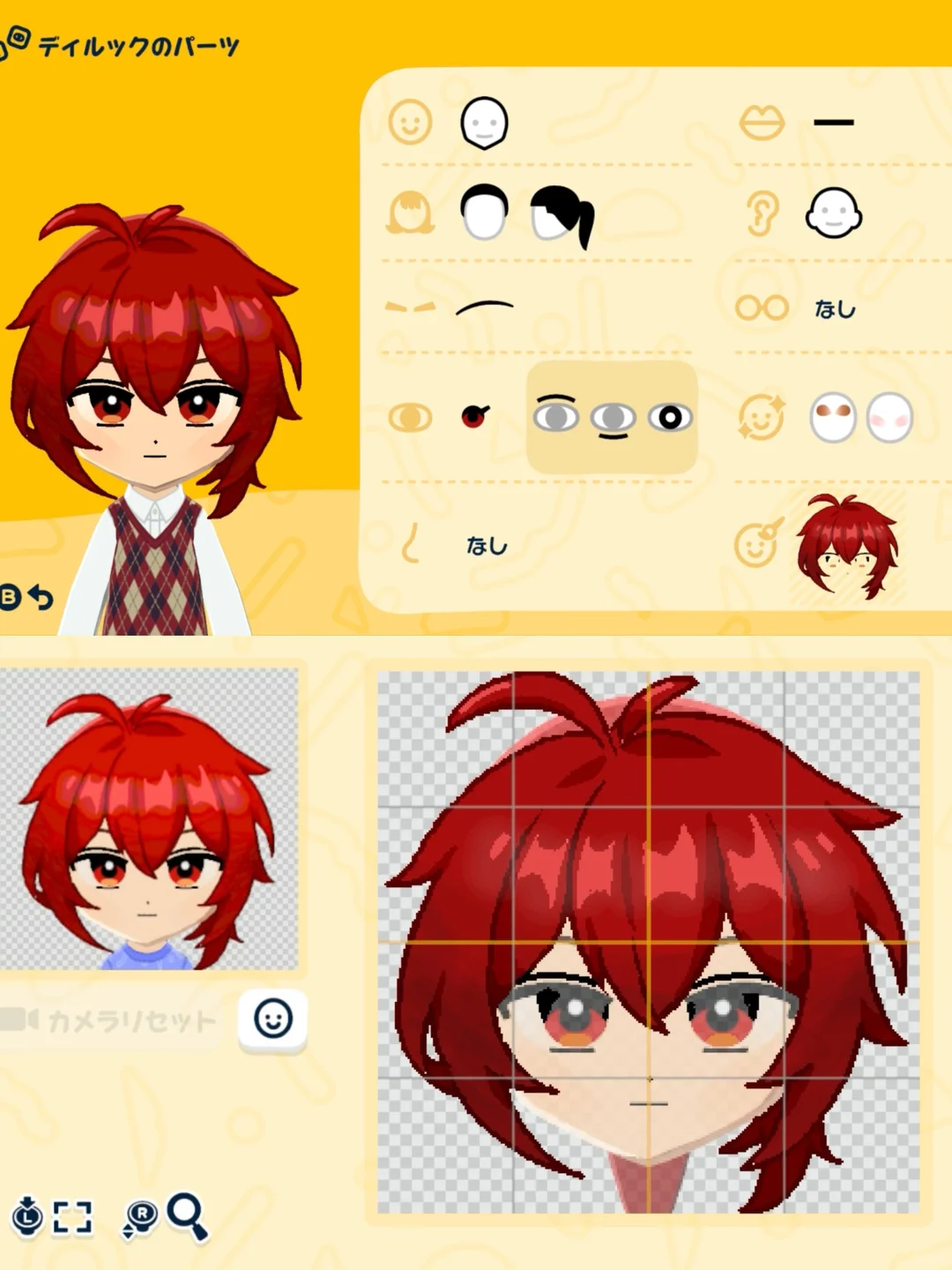 Collection de Mii Genshin Impact avec motifs et paramètres — Tomodachi Life motif DIY (image 3)