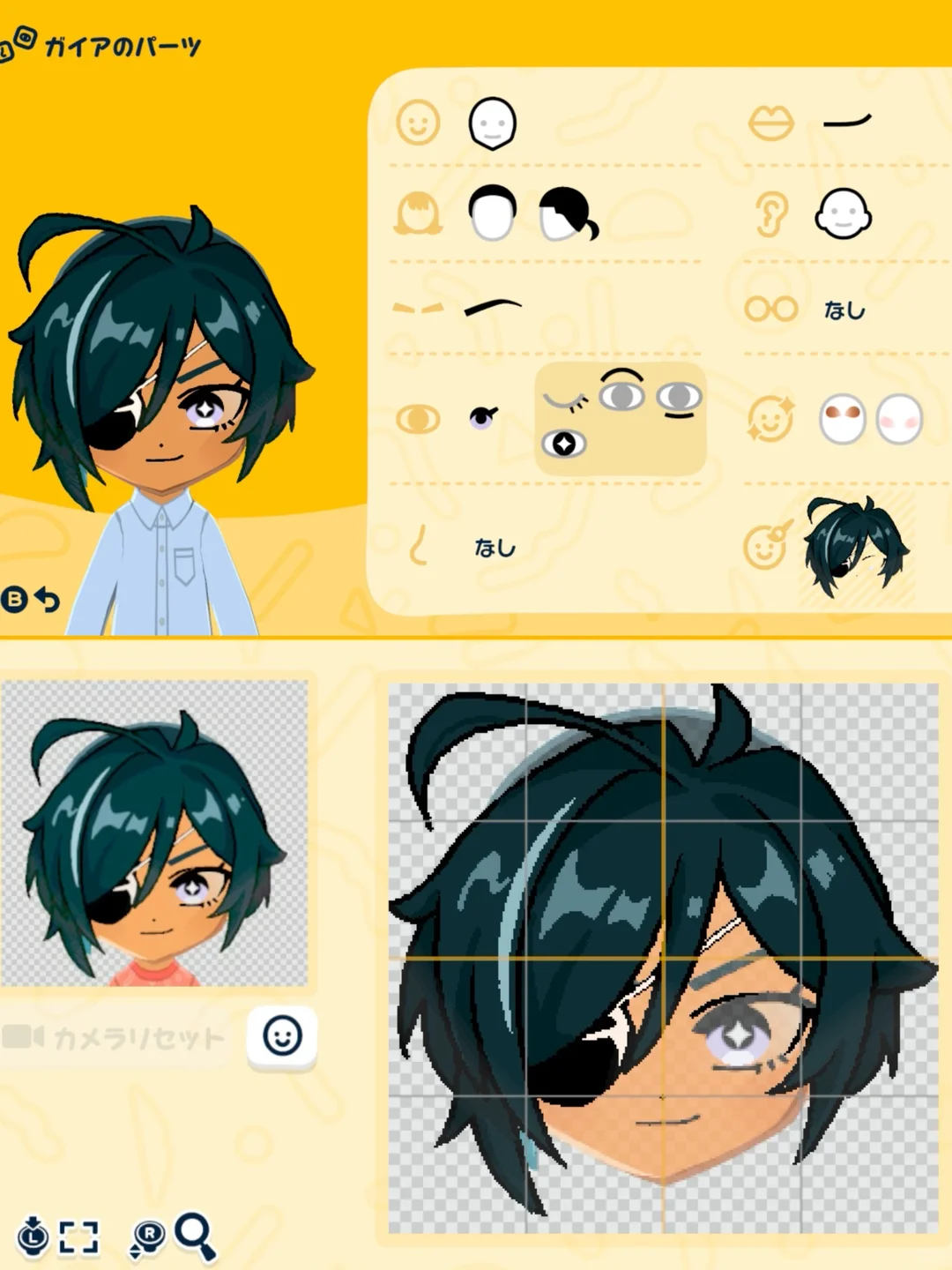 Collection de Mii Genshin Impact avec motifs et paramètres — Tomodachi Life motif DIY (image 4)