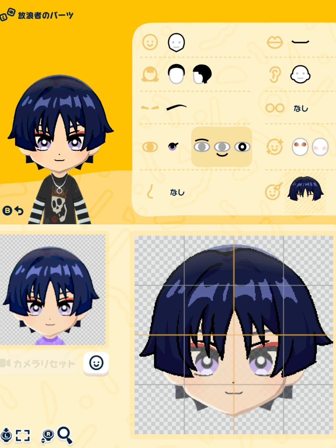 Collection de Mii Genshin Impact avec motifs et paramètres — Tomodachi Life motif DIY (image 8)