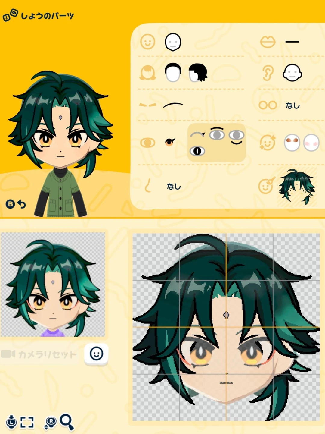 Collection de Mii Genshin Impact avec motifs et paramètres — Tomodachi Life motif DIY (image 11)