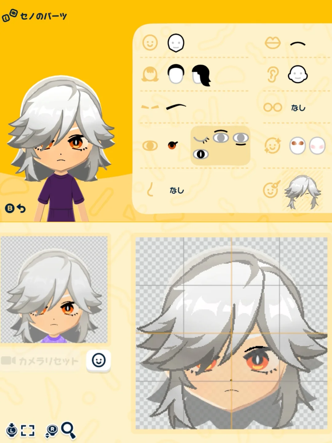 Collection de Mii Genshin Impact avec motifs et paramètres — Tomodachi Life motif DIY (image 13)