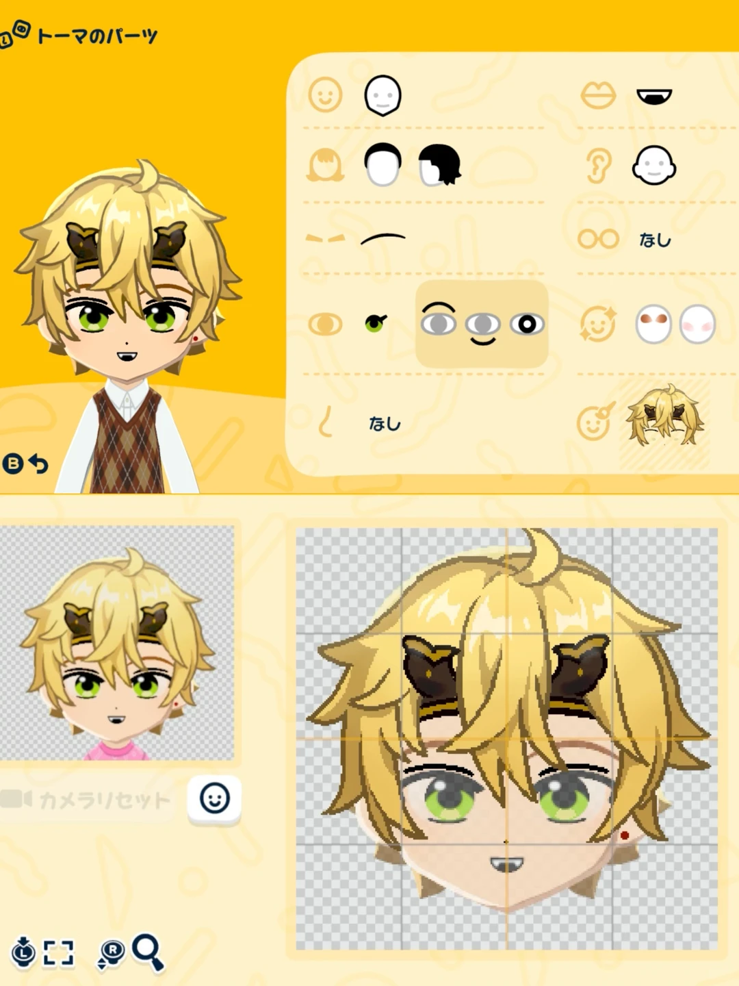 Collection de Mii Genshin Impact avec motifs et paramètres — Tomodachi Life motif DIY (image 15)