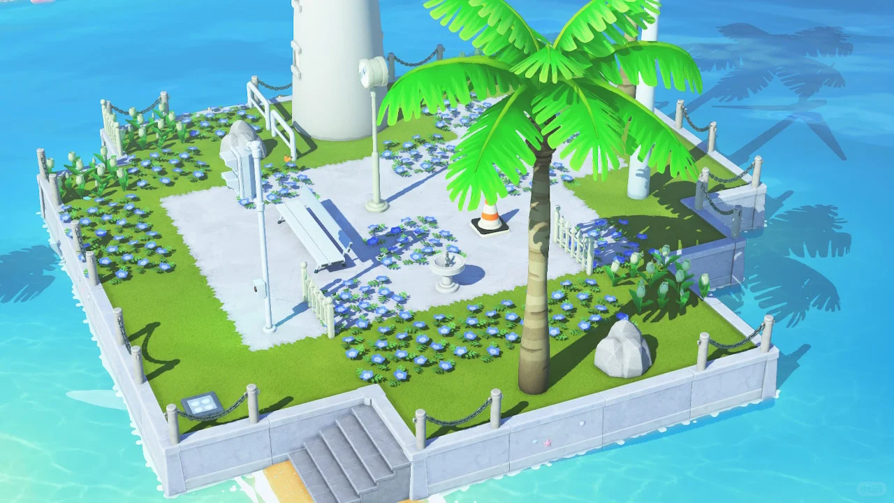 海風アイランド造景テクニックまとめ集 — トモダチライフ DIY 図案（10枚目）