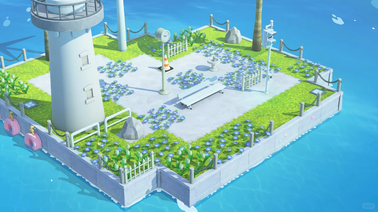 海風アイランド造景テクニックまとめ集 — トモダチライフ DIY 図案（11枚目）