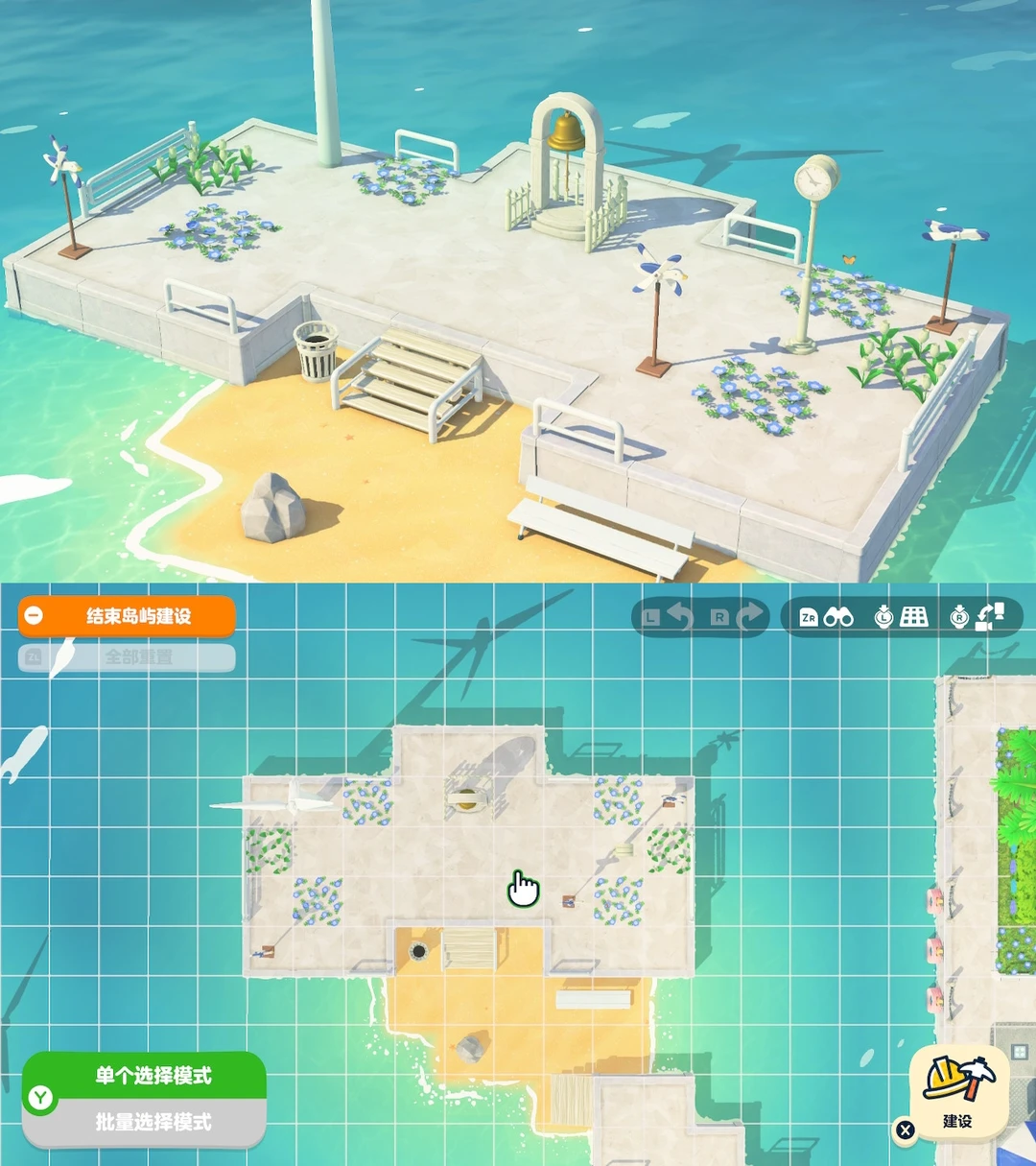 海風アイランド造景テクニックまとめ集 — トモダチライフ DIY 図案（14枚目）