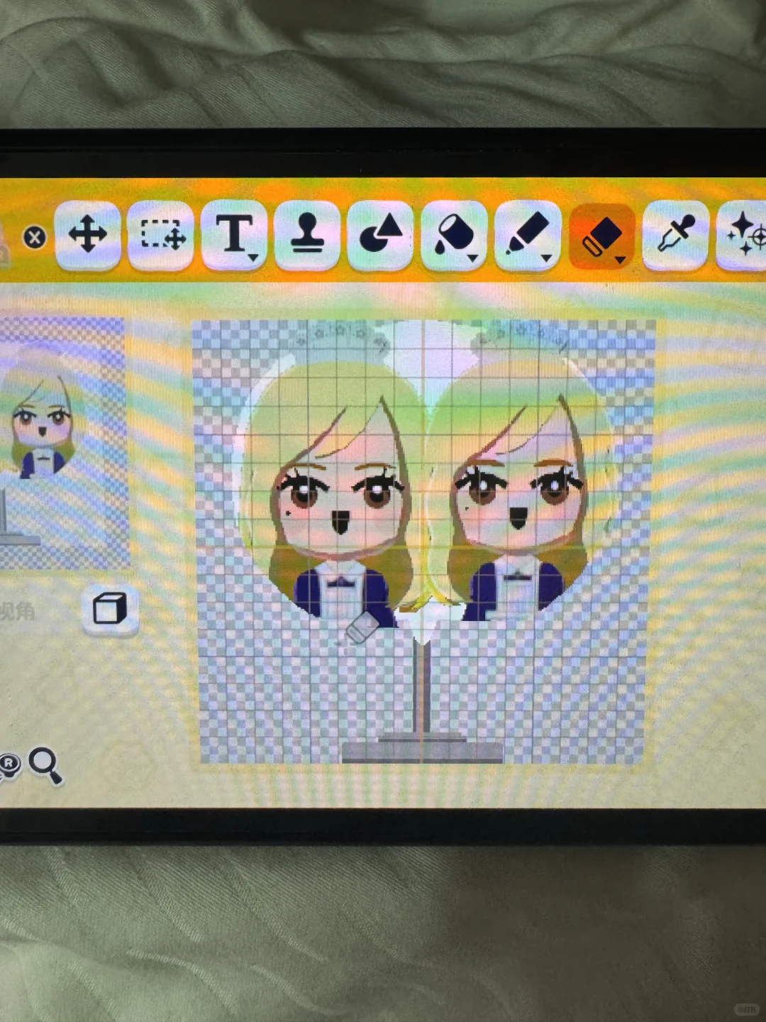 トモダチコレクション 光る展示台の作り方チュートリアル（絵を描かなくてOK） — トモダチライフ DIY 図案（15枚目）