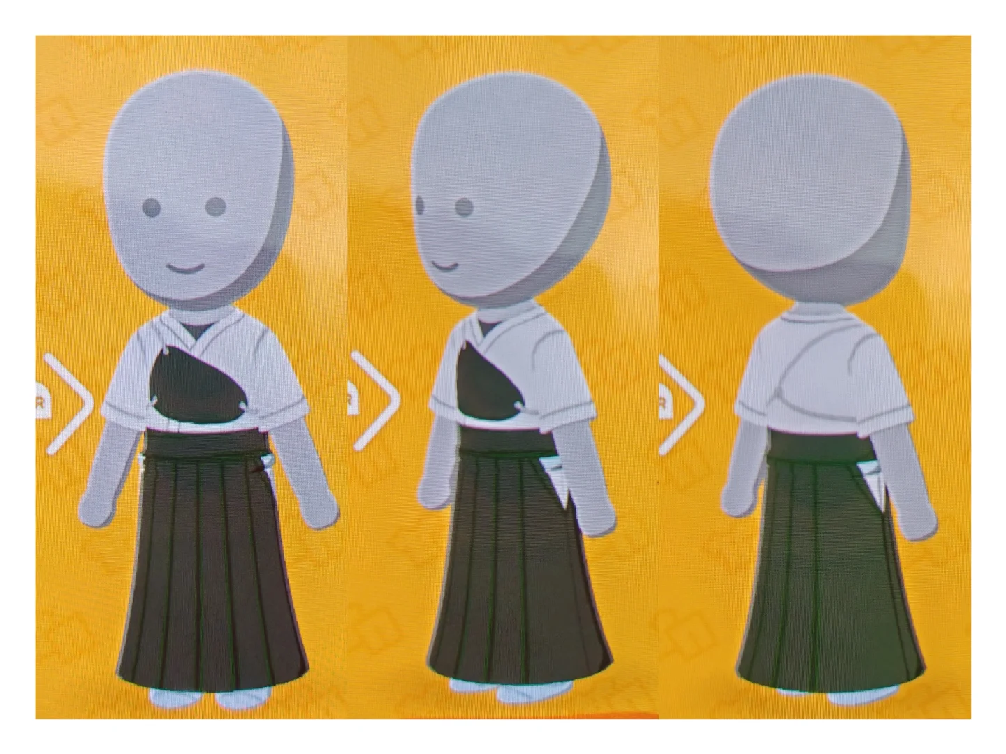 Accurate Kyudo Archery Outfit Pattern — Tomodachi Life DIY pattern