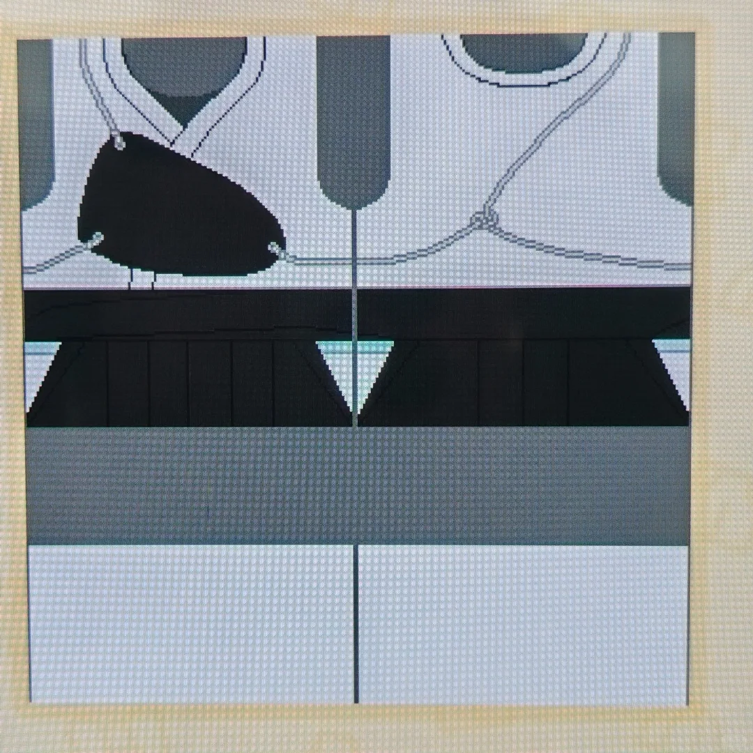 Motif de tenue de kyudo précis — Tomodachi Life motif DIY (image 4)
