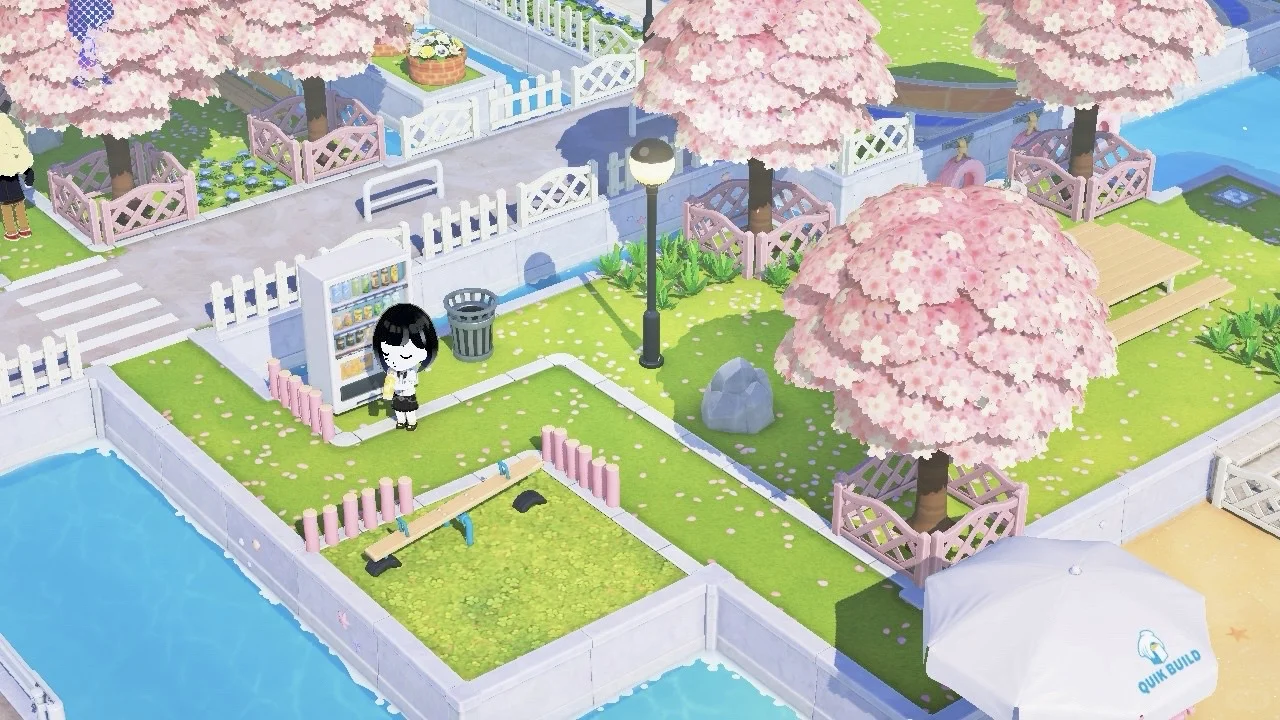 岛建分享Part.2🌸喷泉樱花公园 with格子图 — 人森 DIY 图纸（第 4 张）