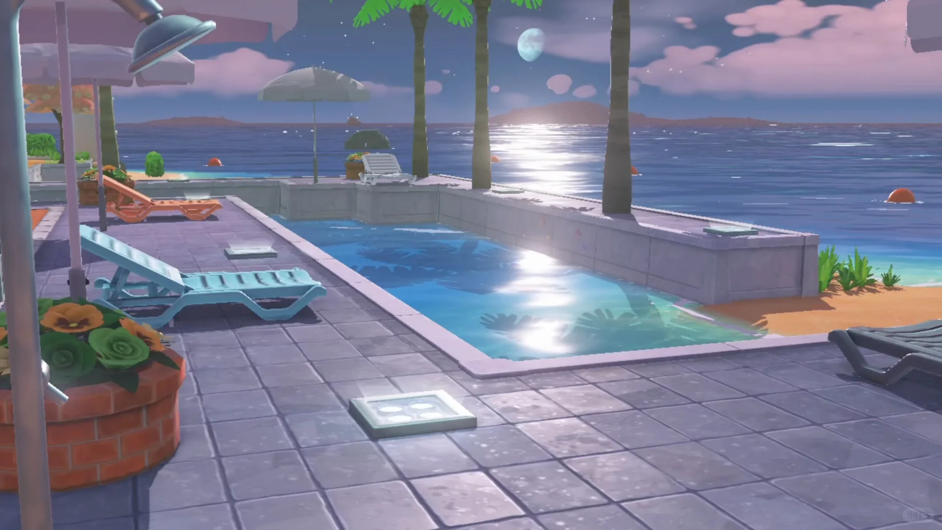Fly Me to the Moon Residential Area — Tomodachi Life motif DIY