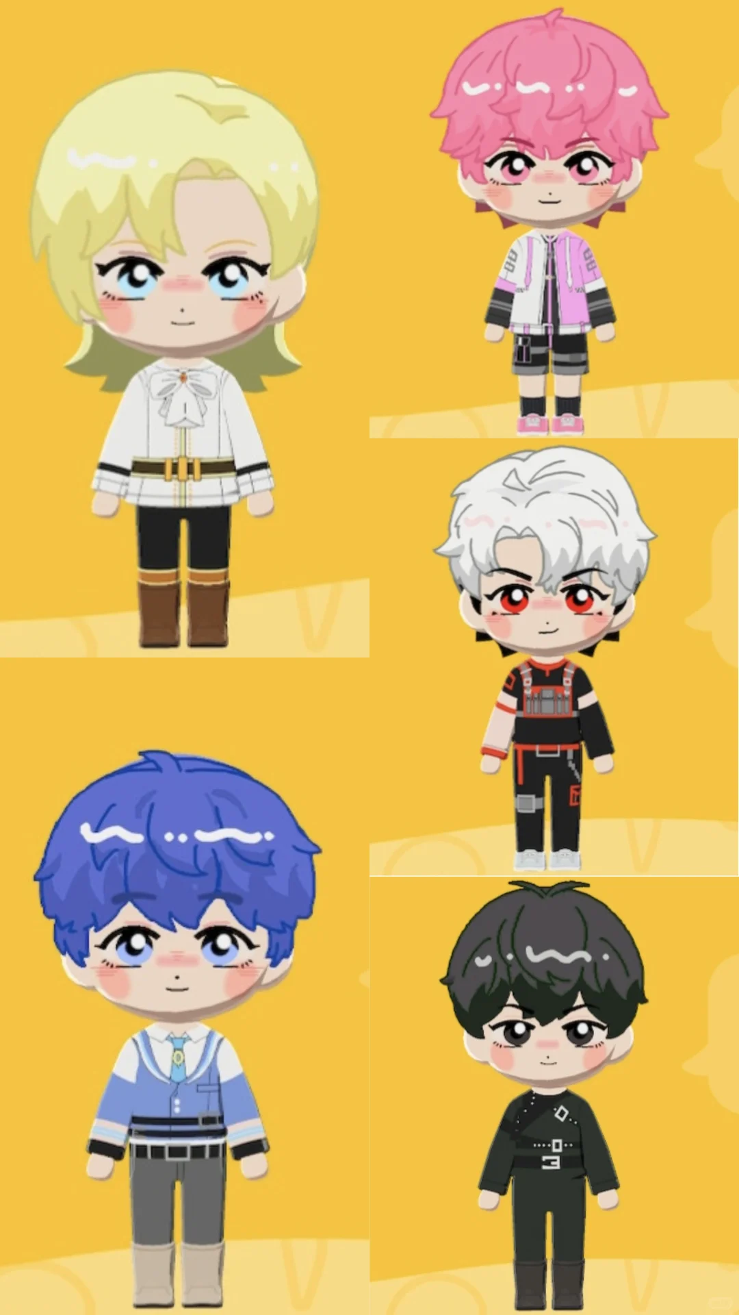 Pré Five Stage Costume Pattern Sheet Share — Tomodachi Life DIY pattern