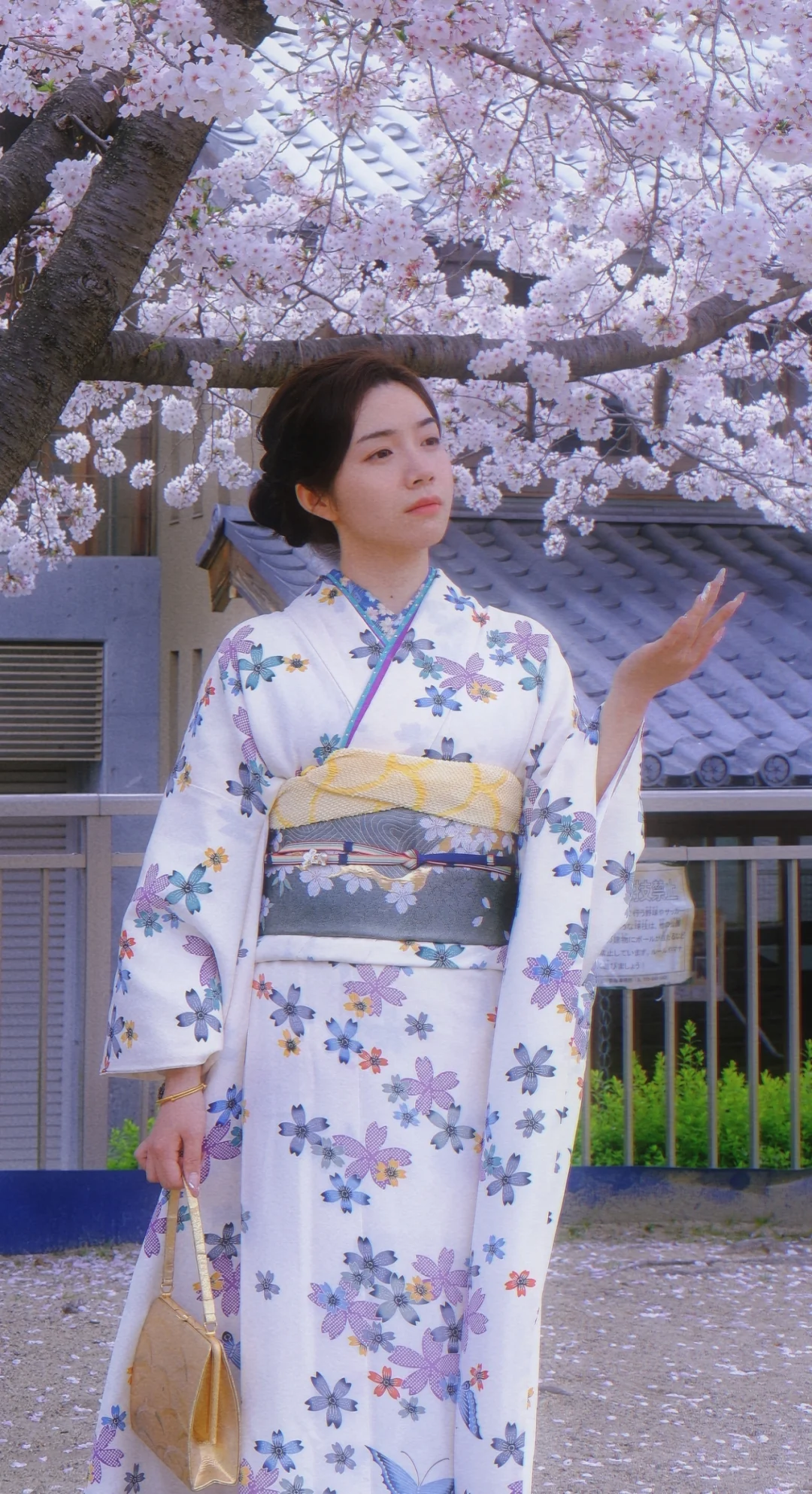Feuille de motif : Kimono fleuri aux papillons — Tomodachi Life motif DIY (image 6)