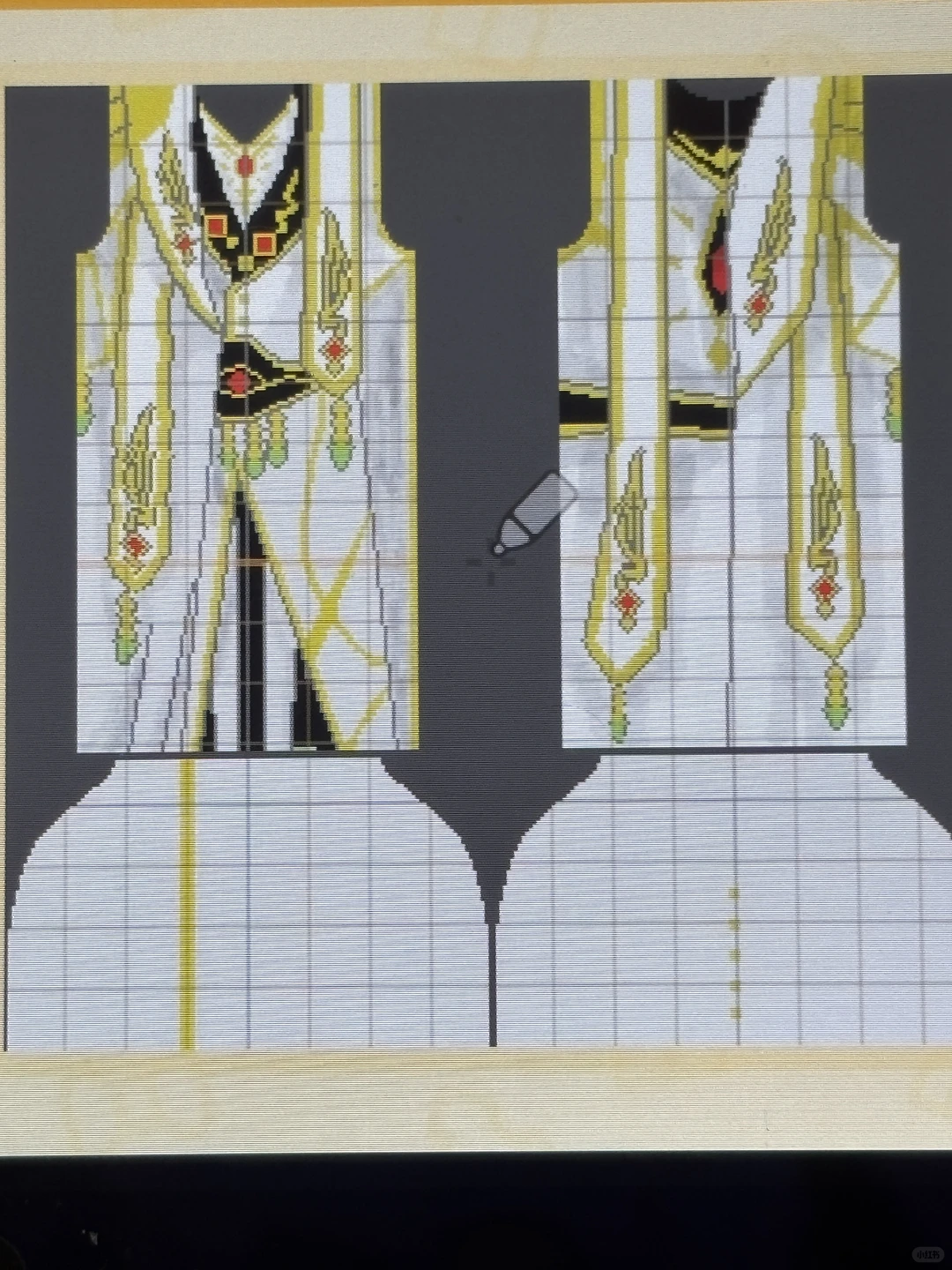 Lelouch Emperor Costume Pattern Sheet — Tomodachi Life DIY pattern