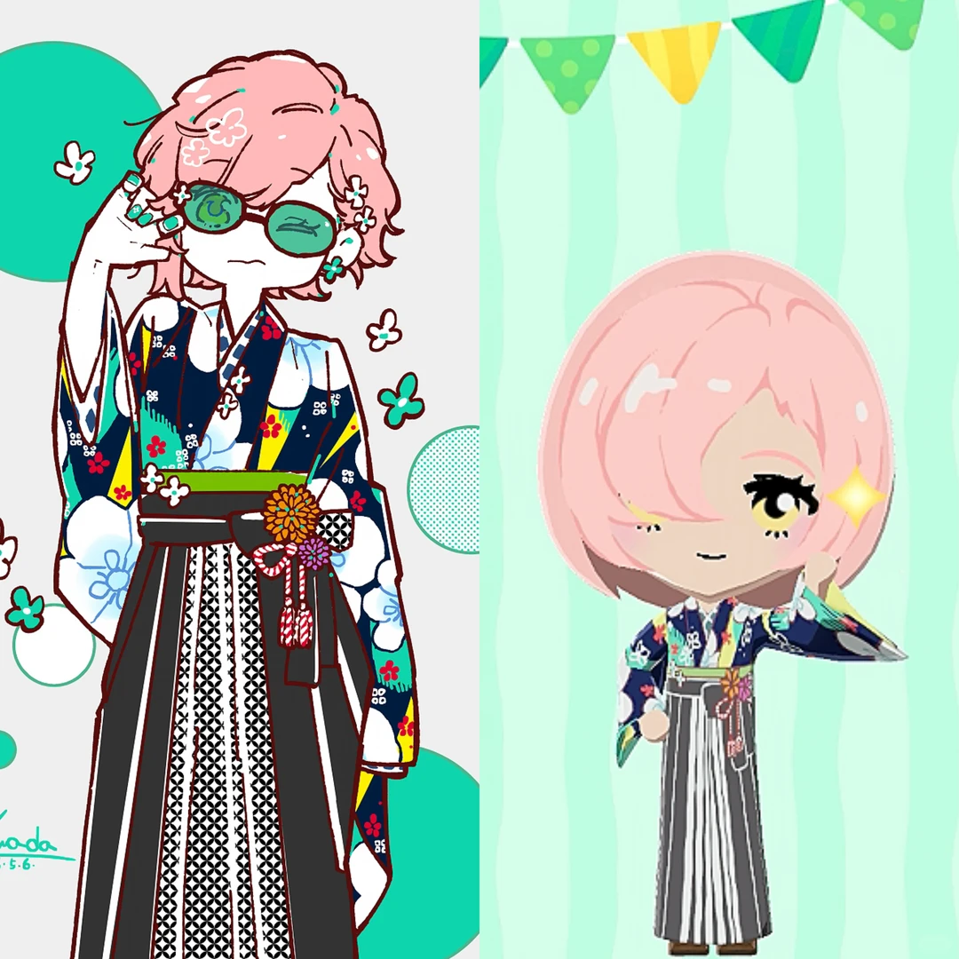 New Patterned Outfit for Kisa in Tomodachi Life — Tomodachi Life DIY pattern