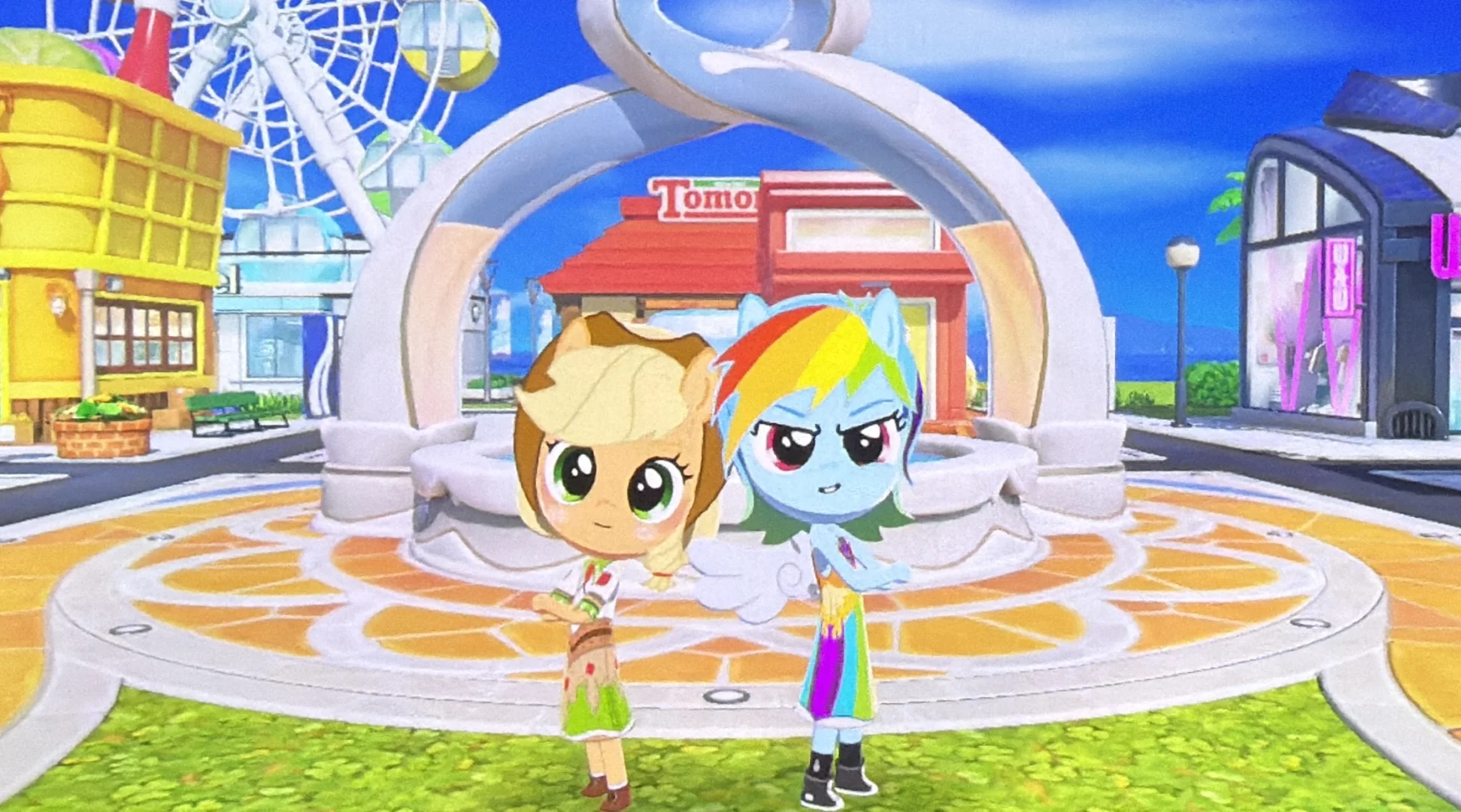 My Little Pony Cloudpuff and Zipp Storm Outfits with Pattern Sheet — Tomodachi Life DIY pattern